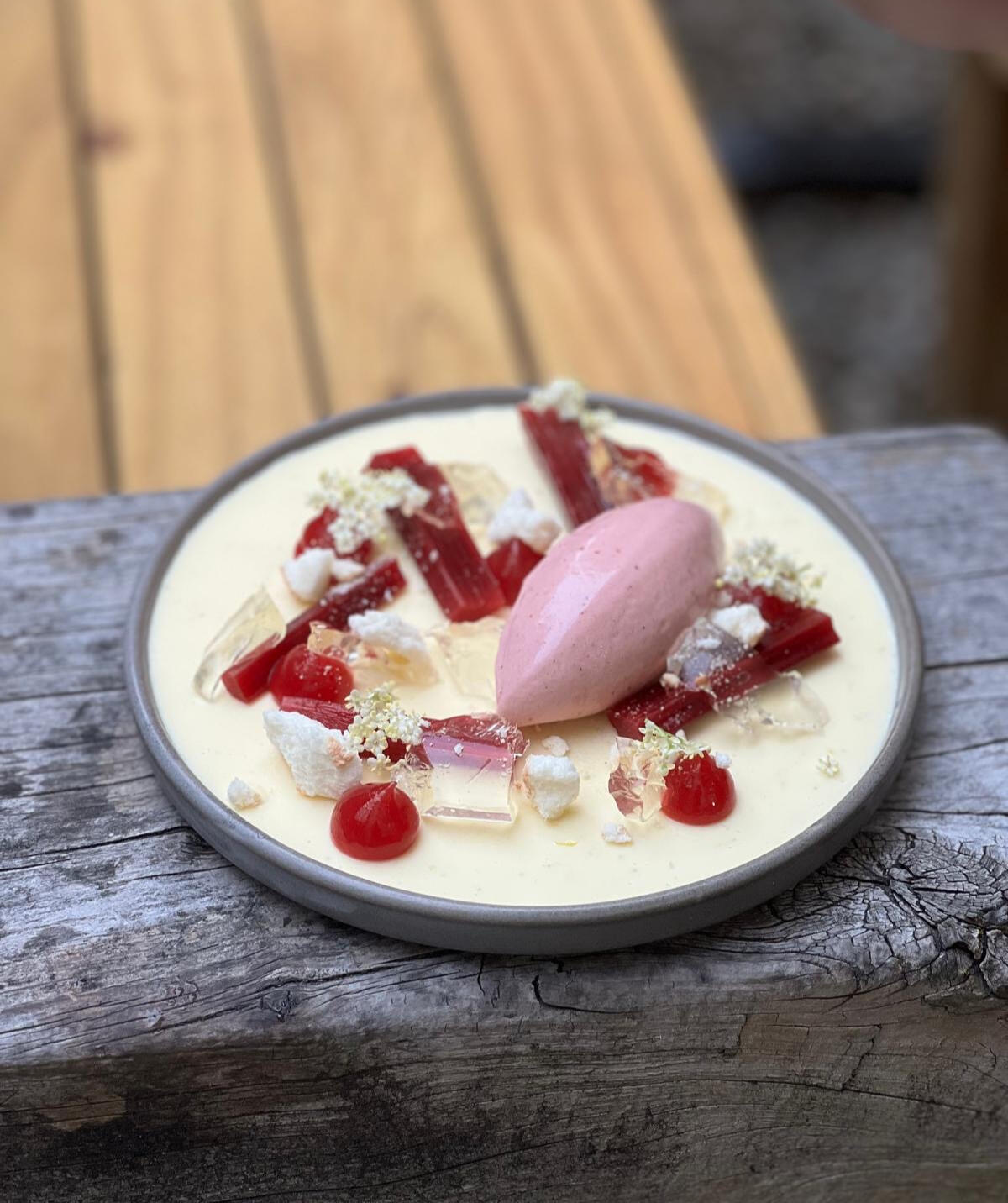 dessert made by culina - private chefs wanaka